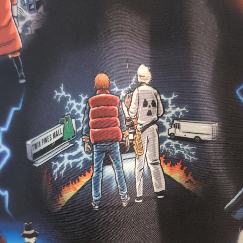 4XL RSVLTS Back To The Future Graphic Short Sleeve Shirt - Picture 8 of 10